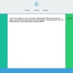 layout website dengan 3 kolom