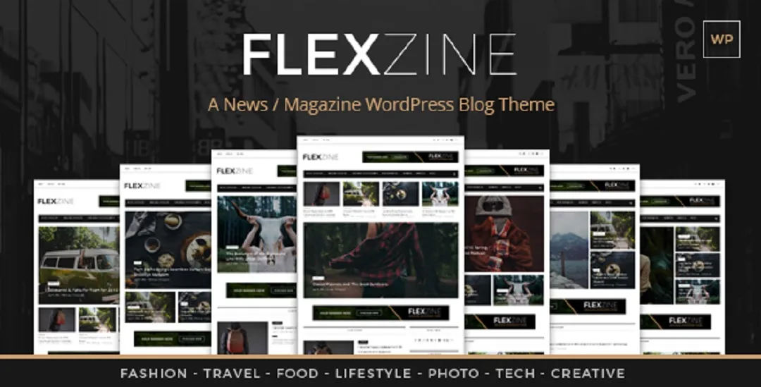 Tema Website FlexZine v1.0 WordPress Kode (FZWP016)