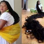 Asha Mandela Wanita Dengan Rambut Terpanjang