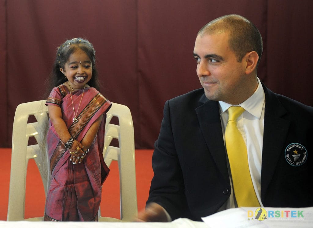 Jyoti Amge Kisange Wanita Terpendek