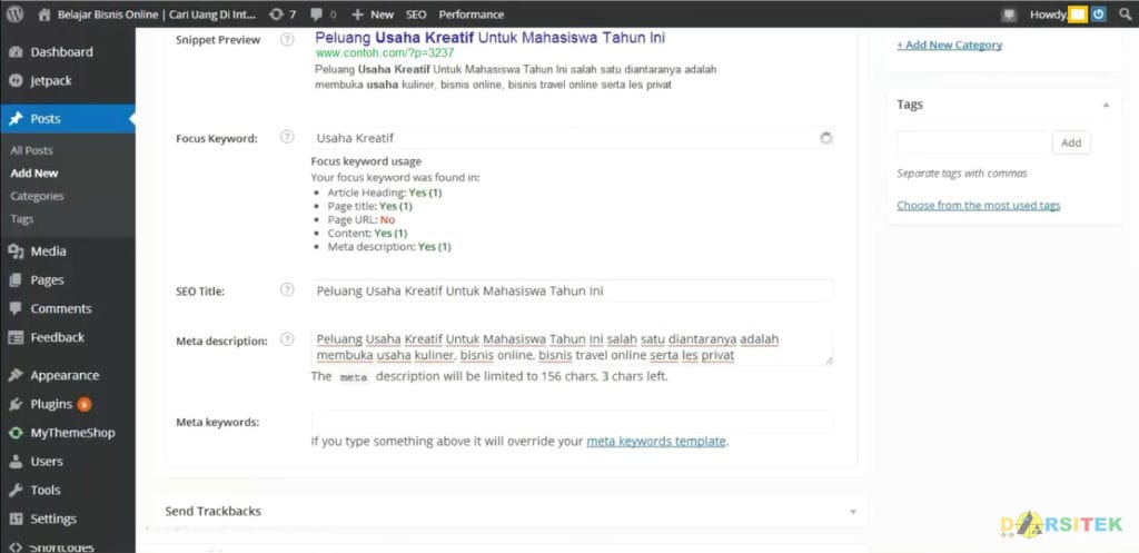 fokus keyword