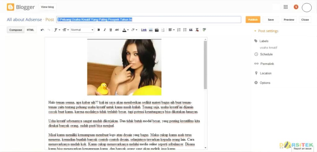 membuat backlink untuk focus keyword