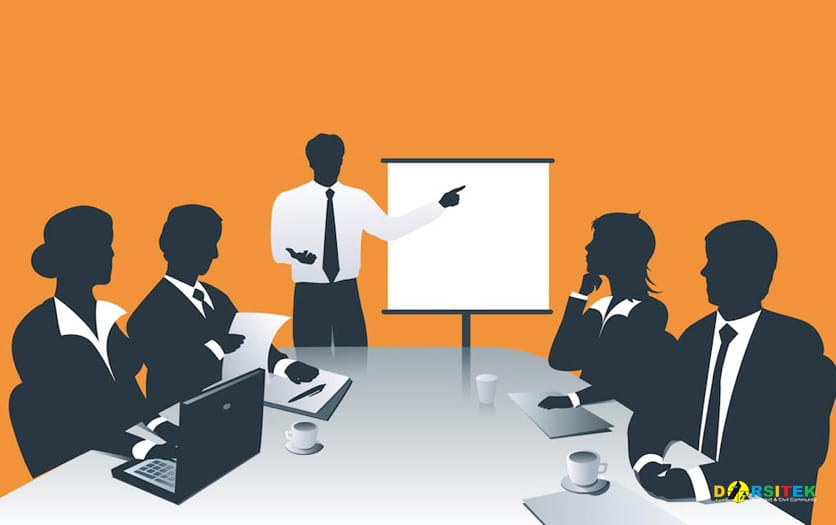 ilustration of powerpoint presentation