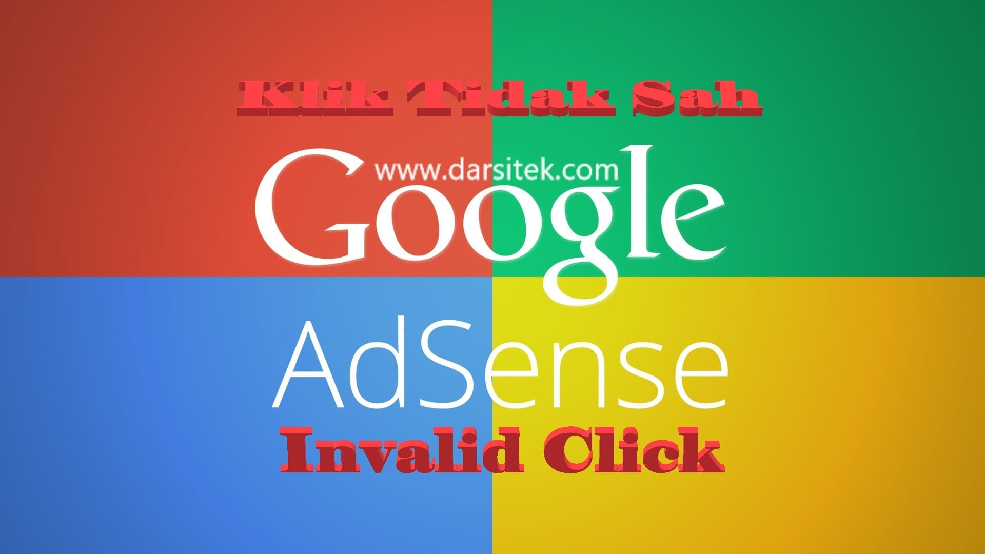 invalid klik google adsense