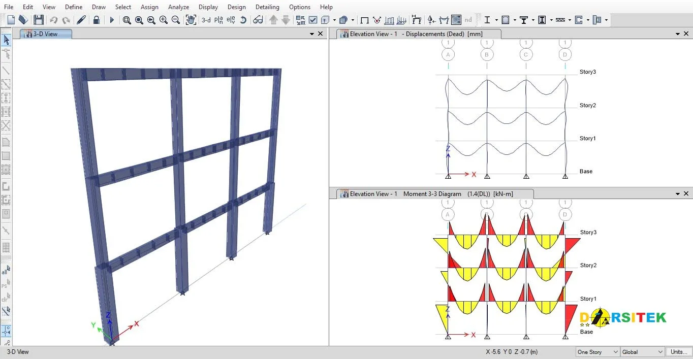 diagram momen pada etabs
