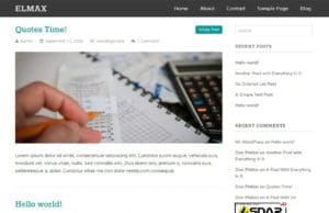 Tema WordPress Elmax Responsive Gratis elmax wordpress
