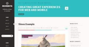 moments wordpress