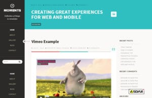 Tema WordPress Moments Responsive Gratis moments wordpress