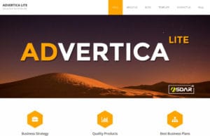 Tema WordPress Advertica Lite Responsive Gratis advertica lite wordpress