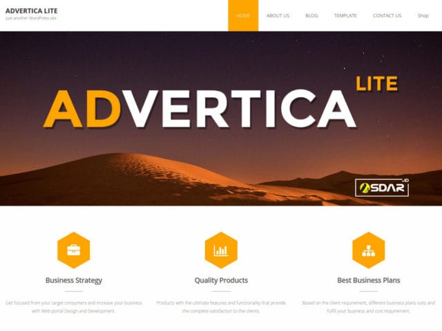 advertica lite wordpress