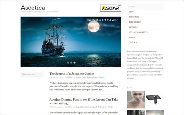 ascetica wordpress