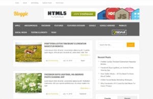 Tema WordPress Bloggie Responsive Gratis bloggie wordpress