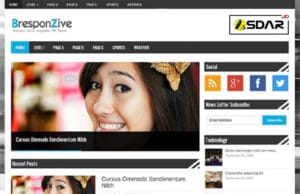 Tema WordPress BresponZive Responsive Gratis bresponzive wordpress