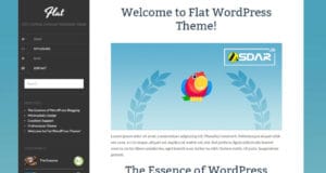 flat wordpress