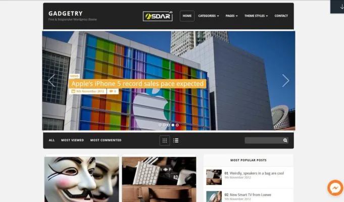 gadgetry wordpress