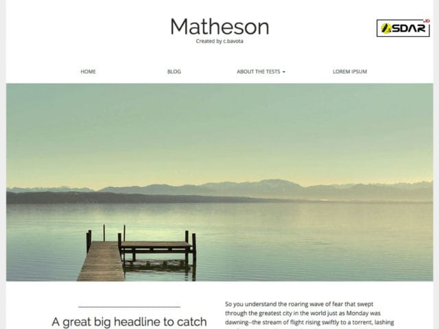 matheson wordpress