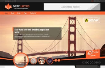 new lotus wordpress