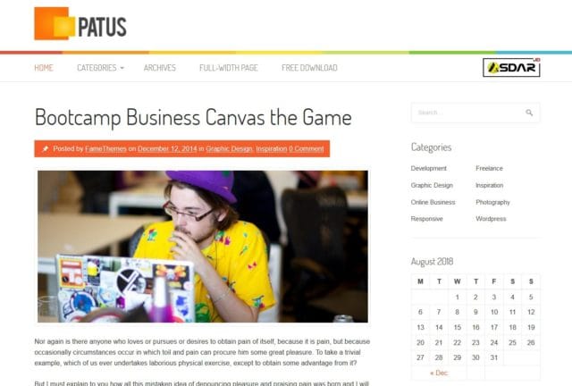 patus wordpress
