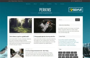 Tema WordPress Perkins Responsive Gratis
