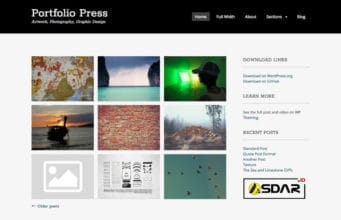 portfolio press wordpress