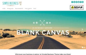Tema WordPress Simple Business Responsive Gratis simple business wordpress