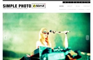 simple photo wordpress