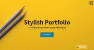 stylish portfolio wordpress