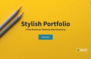 stylish portfolio wordpress
