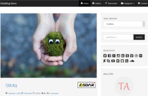 Tema WordPress TA DailyBlog Responsive Gratis ta dailyblog wordpress