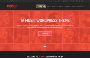 Tema WordPress TA Music Responsive Gratis ta music wordpress