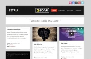 Tema WordPress Tetris Responsive Gratis tetris wordpress