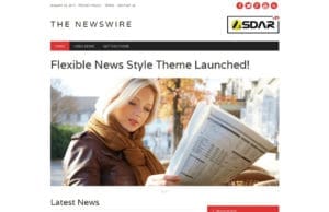 Tema WordPress The Newswire Responsive Gratis the newswire wordpress