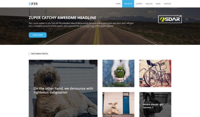 zifer child wordpress