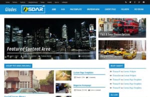 Tema WordPress Glades Responsive Gratis glades wordpress