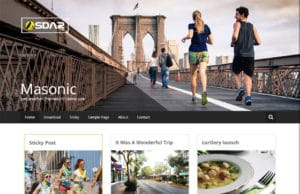 Tema WordPress Masonic Responsive Gratis masonic wordpress