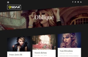 Tema WordPress Oblique Responsive Gratis oblique wordpress