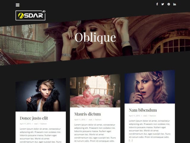 oblique wordpress