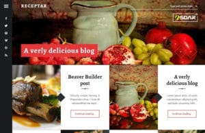 Tema WordPress Receptar Responsive Gratis receptar wordpress