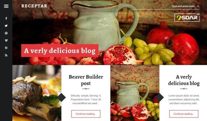 receptar wordpress