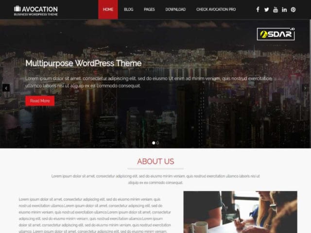 avocation wordpress