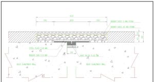 detail expantion joint tipe asphatic plug