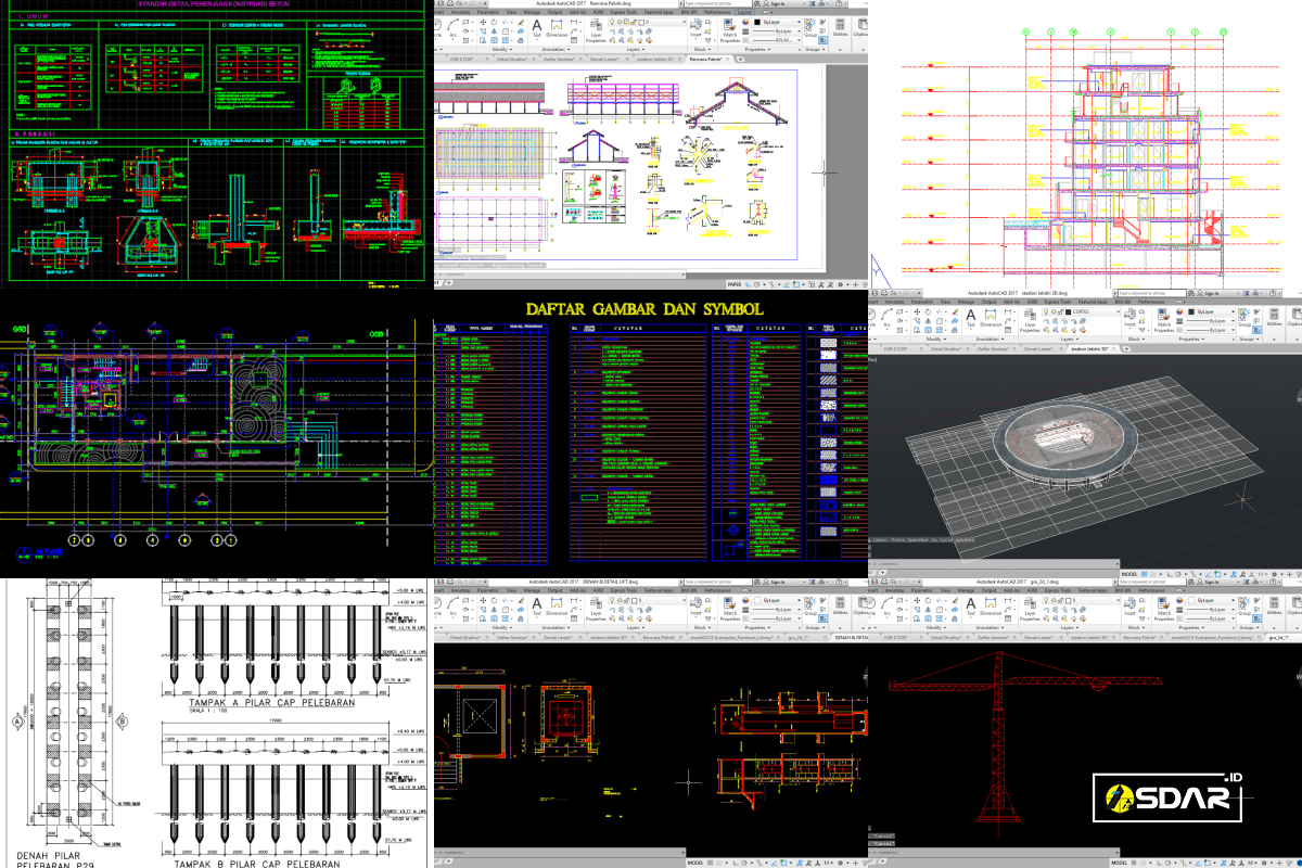 Download Gratis Koleksi Gambar AutoCAD  Terlengkap Asdar Id