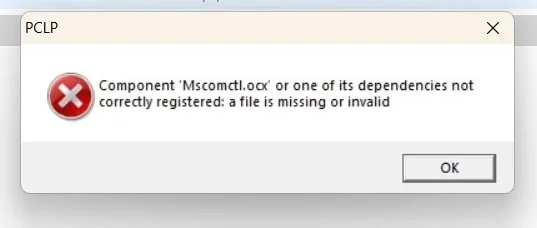pclp error