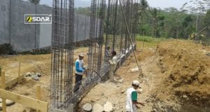 pondasi untuk rumah 2 lantai