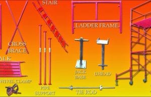 bagian bagian scaffolding