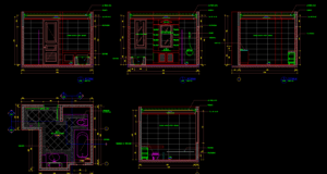 desain denah dan potongan kamar mandi