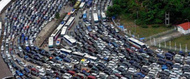 kemacetan parah di jakarta