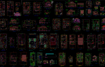 Kumpulan Gambar Desain Rumah Tinggal Format DWG (File AutoCAD) kumpulan gambar rumah autocad