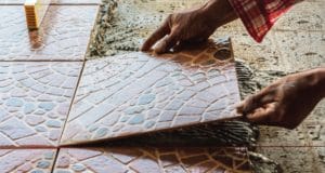 pemasangan lantai keramik