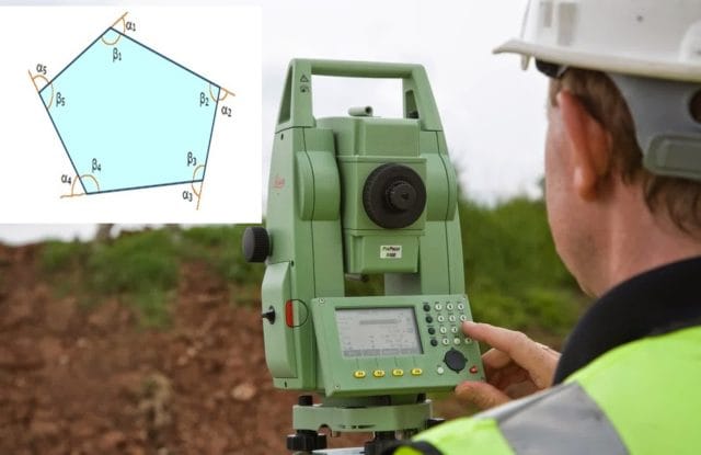 pengukuran theodolite dengan Metode Poligon Tertutup